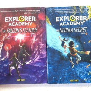 Explorer Academy Book Series: The Falcons Feather & The Nebula Secret Ages 8-12